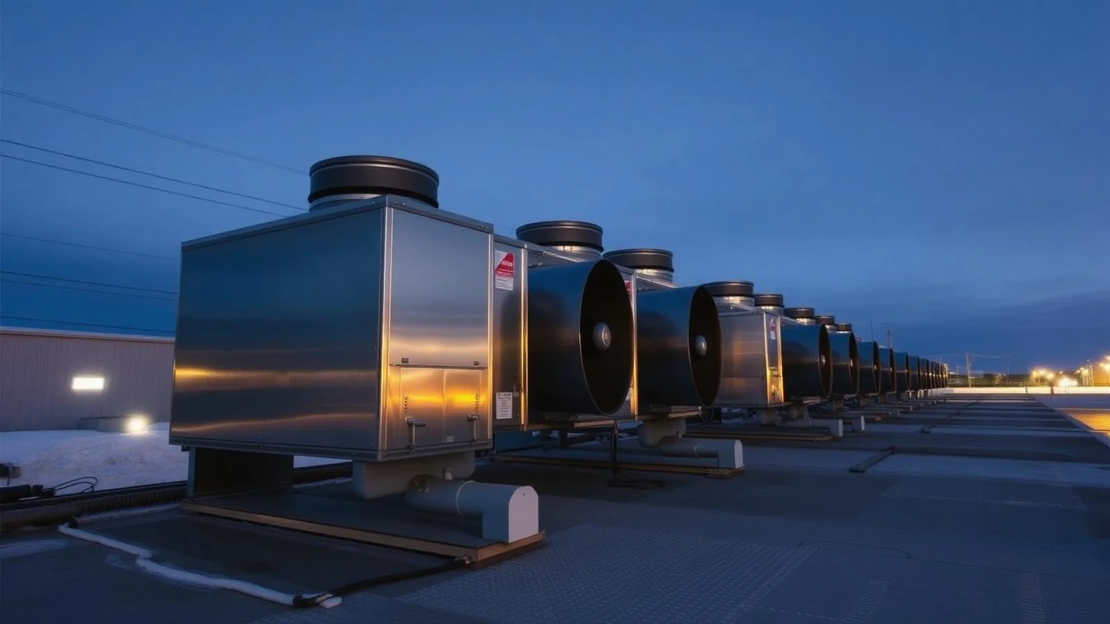 Commercial rooftop CaptiveAire make-up air units in Fort McMurray Commercial rooftop CaptiveAire make-up air units in Fort McMurray