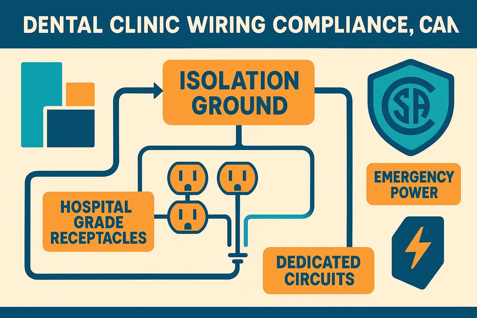 Dental clinic electrical installation by Crescent Electric